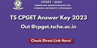 TS CPGET Answer Key 2023 Out @cpget.tsche.ac.in; Check Question Paper, Response Sheet, Direct Link Here